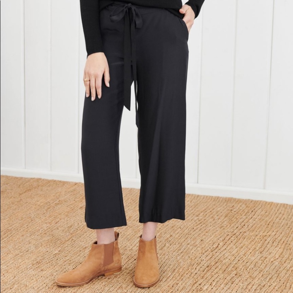 Cropped silk Jenni Kayne Trousers